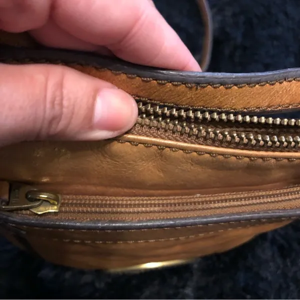 FOSSIL leather purse crossbody bag - Image 7