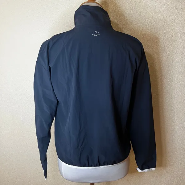 Beyond Yoga Stretch Woven Course Contrast Half Zip Pullover Jacket WOMENS XS - Image 4
