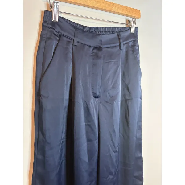 House of Harlow 1969 navy blue wide leg trouser pants - Image 3