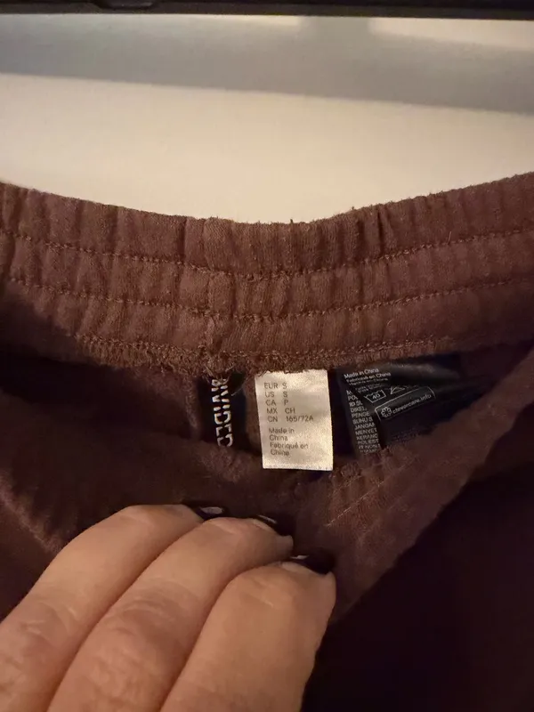 Divided Brown Athletic Lounge Shorts, Sz S - Image 3