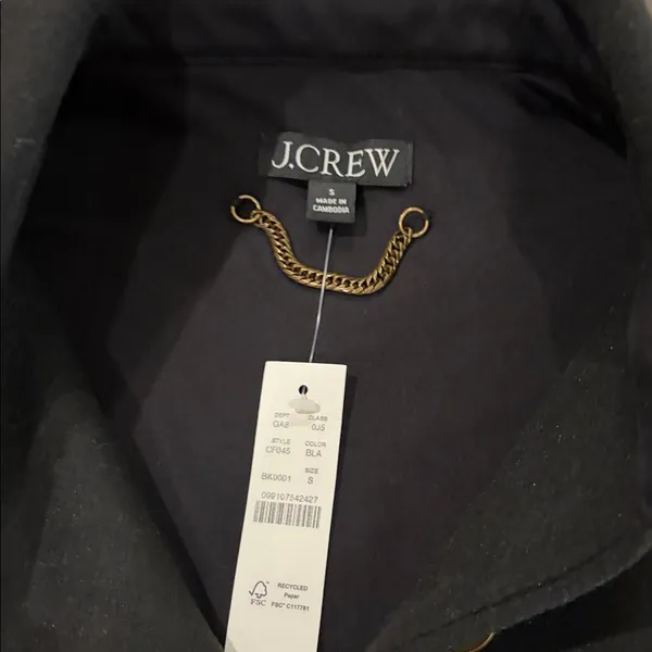 New With Tags JCrew Cropped Lady Jacket Sz S - Image 6