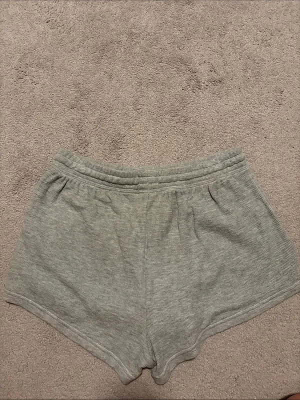 aerie Heather Gray Athletic Drawstring Shorts - Image 2