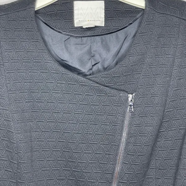 Mercer‎ & Madison Zip Blazer Black Size XL - Image 8