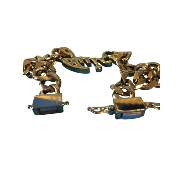 Juicy Couture "juicy" Crystal Gold Tone Magnetic Clasp Vintage - Image 7