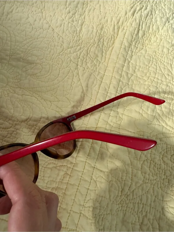 Maui Jim Sunshine Two-Tone Cat Eye Sunglasses in Burgundy Red and Brown - Image 12