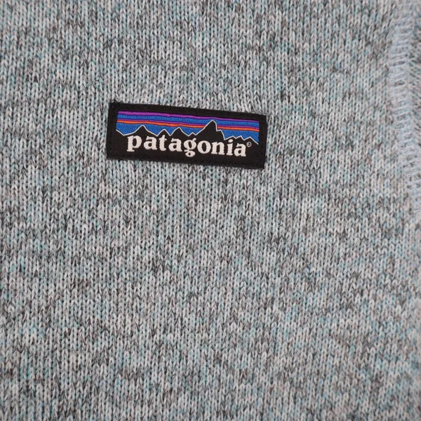 Patagonia Pullover Womens S Better Sweater Light Blue Heather 1/4 Zip Excellent - Image 2
