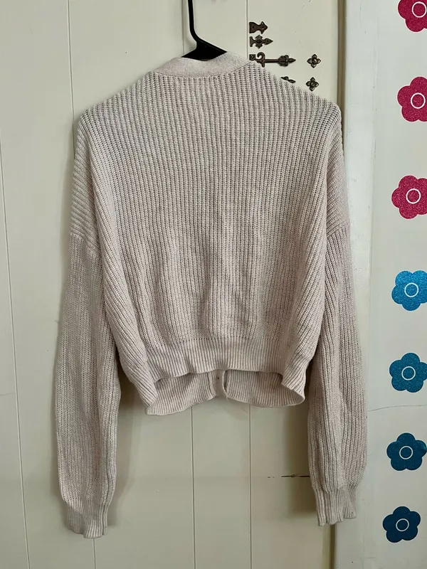 bp Neutral Ribbed Button-Down Cardigan - Image 10