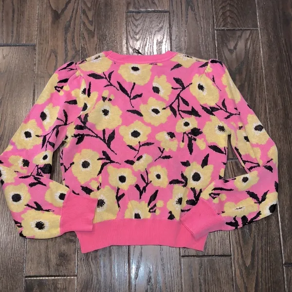 VOY floral knit sweater size smalll - Image 3