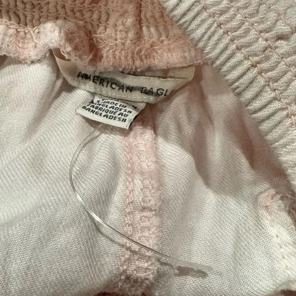 American Eagle Light Pink Cutoff Shorts Women’s XXS - Image 3