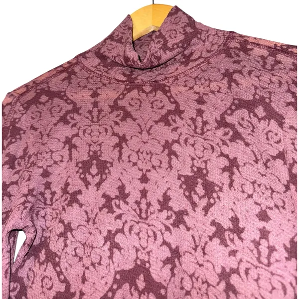Free People You and I Long Sleeve Shirt Women's Small Sheer Cuffed Pink Feminine - Image 3