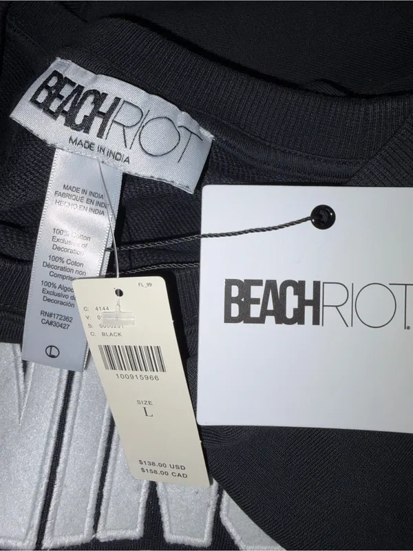 Beach Riot Winning Team Sweatshirt Large NWT - Image 4