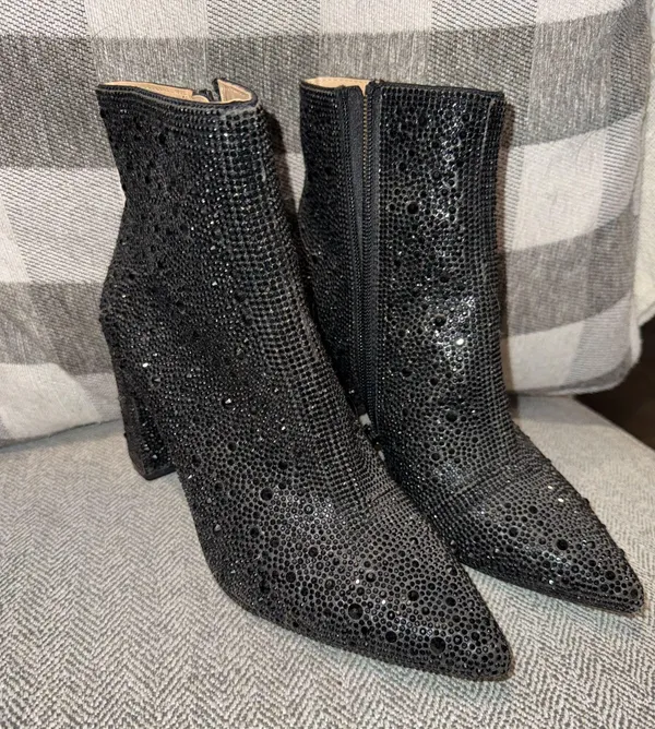 Betsey Johnson Boots Rhinestone - Image 2