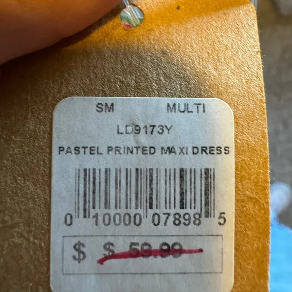NWT American Threads Pastel Maxi Dress, Small‎ - Image 13