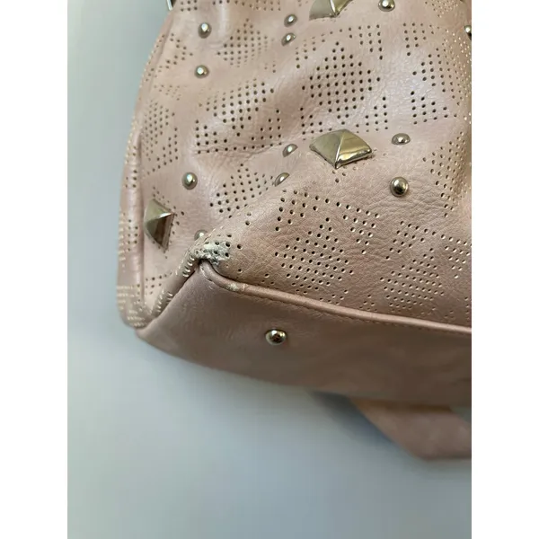 Steve Madden Y2K Blush Pink Embossed Pattern Crossbody Shoulder Bag - Image 6