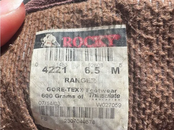 Rocky Brown Camouflage Lace-Up Boots - Image 2
