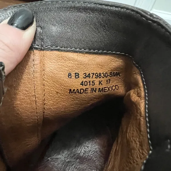Frye Smoke Gray Leather Addie Double Zip Heeled Booties Size 8 US $358 - Image 6