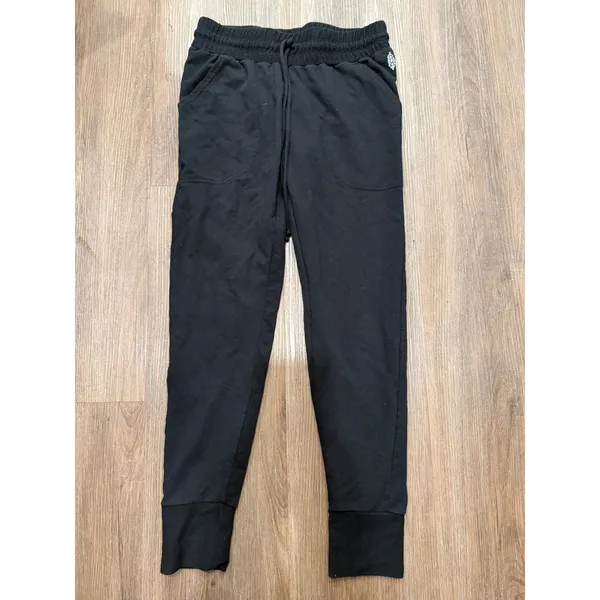 FP Movement Free‎ People Women Black Jogger Sweatpants Drawstring Relaxed Small - Image 2