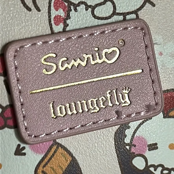 New Loungefly Hello Kitty Sushi Rolls Graphic Vegan Leather Mini Backpack - Image 8