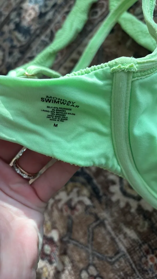 Monday Swimwear Set Green Size M - Image 2