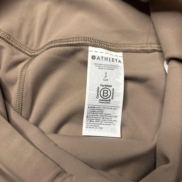 Athleta Ultra High Rise Elation Tight Leggings - Women's Size Small Mocha Brown - Image 4