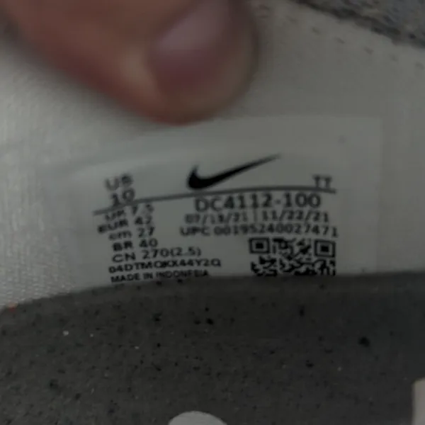 Nike Air Vapormax 2021 FK Womens White/White-Pure Platinum Sz 10 (DC4112-100) - Image 7