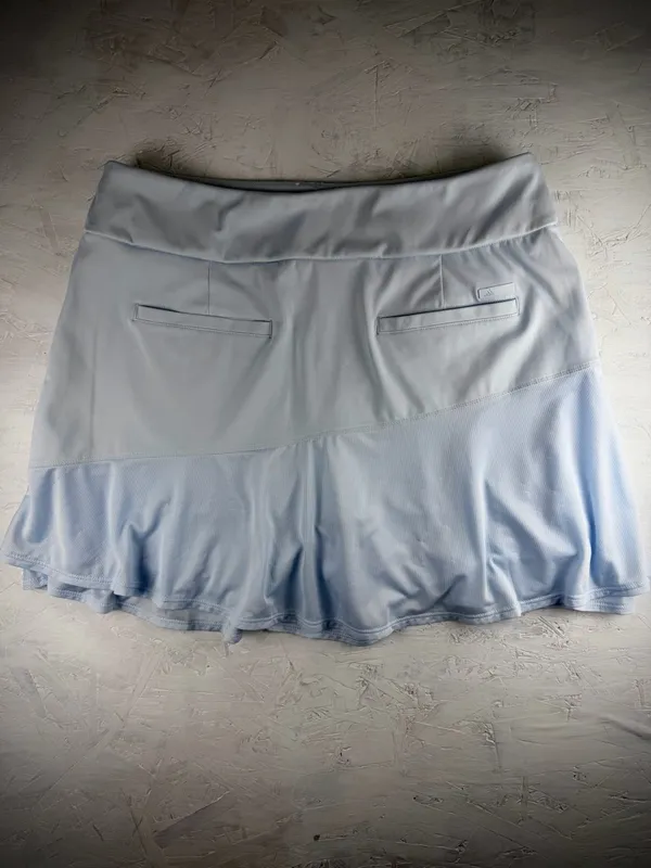 Adidas Light Blue Golf Tennis Skort Built In Shorts Athletic Medium‎ - Image 2
