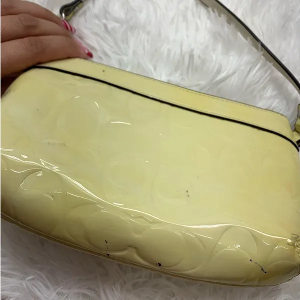 COACH Patent Leather Signature Wristlet - Image 3