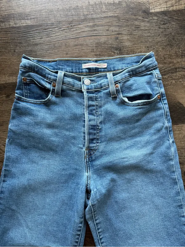 Levi’s Ribcage straight ankle jeans 28 - Image 5