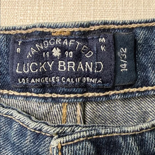 Lucky Brand Blue Wide Leg Crop Jeans - Image 7