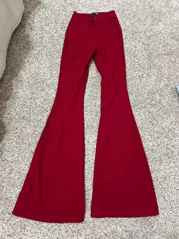 JC&JQ high rise flare stretchy western jeans - Image 4