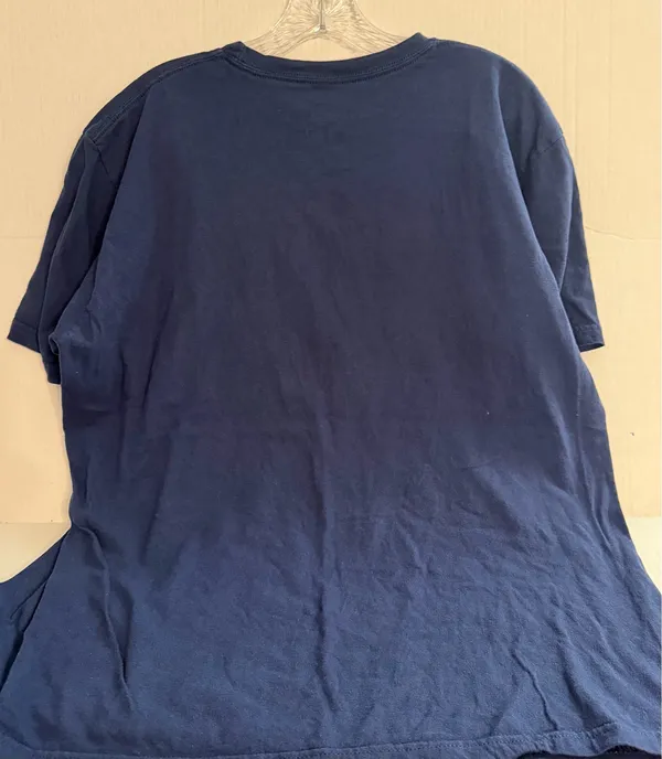 MLB New York Yankees Navy Blue Short Sleeve Tee with White Logo - Image 3