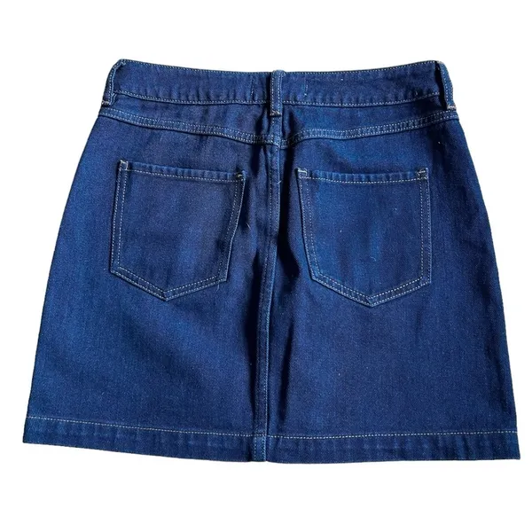 PacSun Denim Blue Jean Mini Skirt Size 26 - Image 2