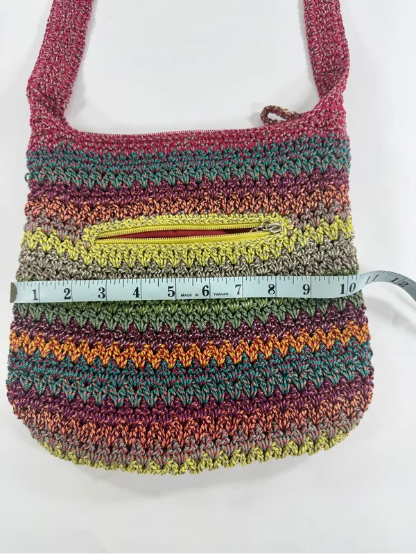The Sak‎ Boho Festival Crochet Crossbody Bag Artisan Hippie Cottagecore Purse - Image 6