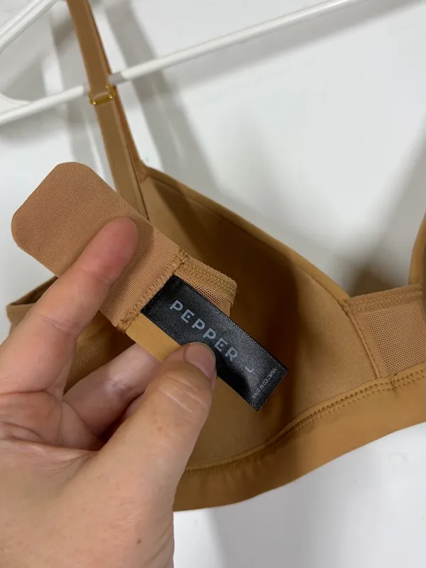 NWOT Pepper Feels Good Wireless Comfort T-Shirt Bra Size Large - Image 10