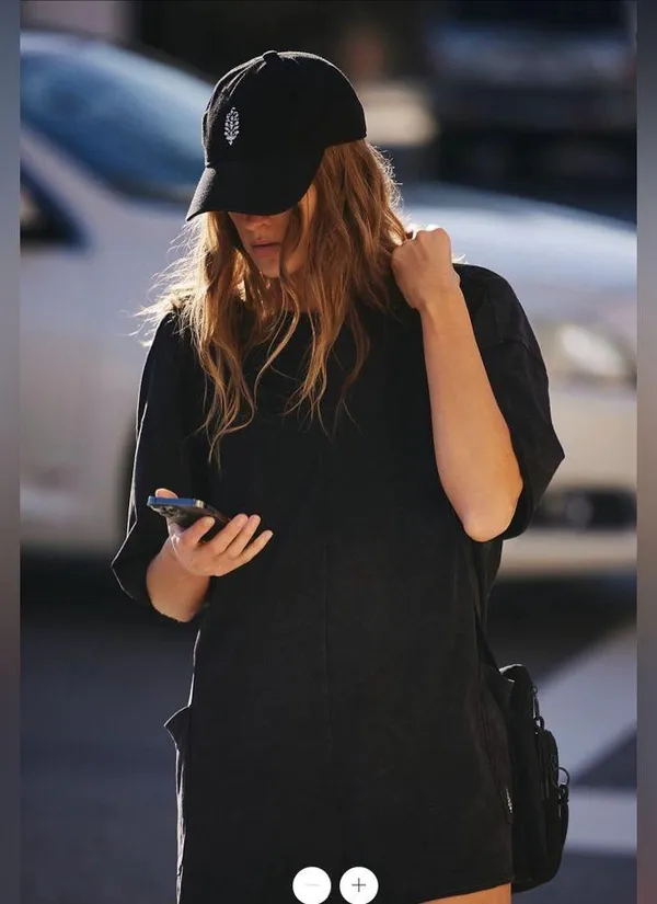 Free People Hot Shot Tee Romper - Image 2
