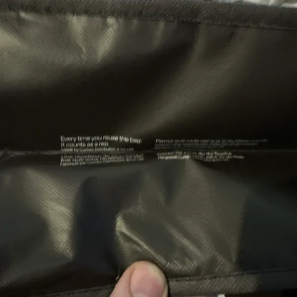 Lululemon Reusable Tote Bag Shopping Large - Image 5