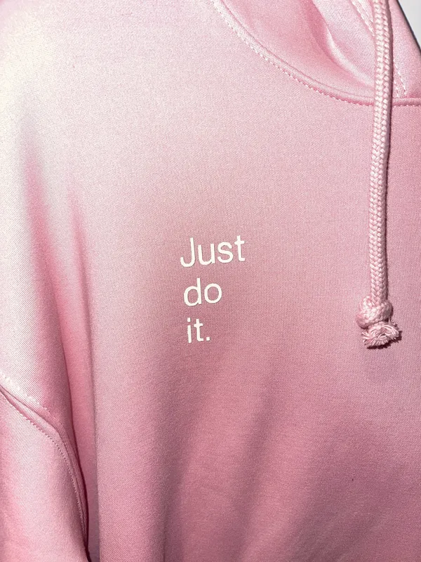 Nike Hoodie Pink - Image 3