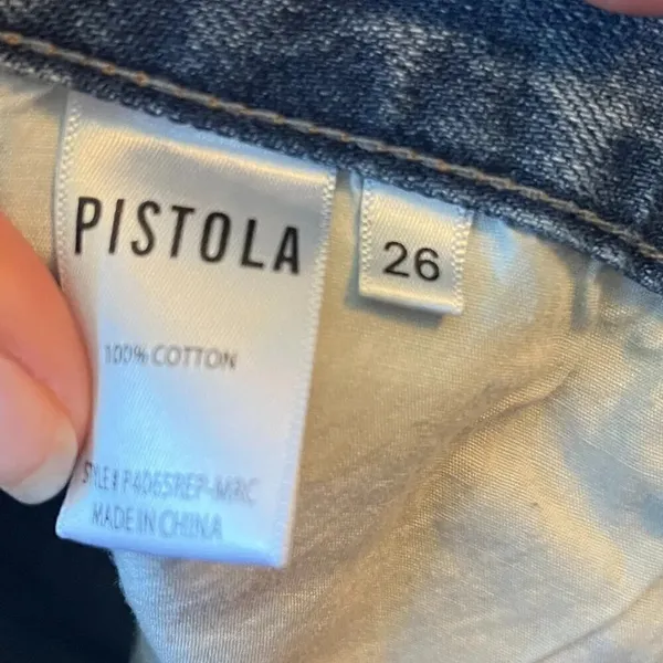 Pistola distressed denim shorts - Image 4
