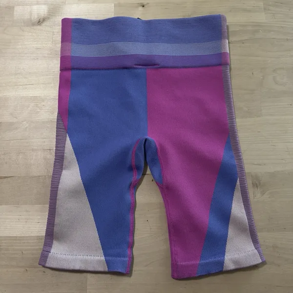 Nike Sculpt Icon Clash Seamless 8" Training Shorts Women's‎ Small Fire Pink NWT - Image 5
