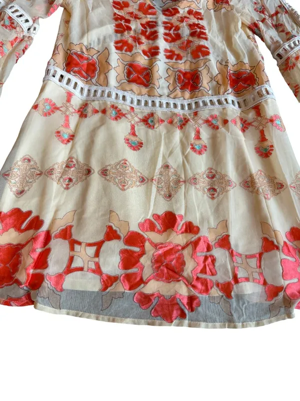 For Love And Lemons Barcelona Mini Dress Embroidered Rare Boho Size XS Women's - Image 10
