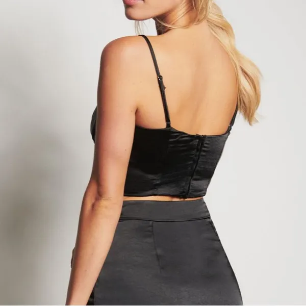 Dynamite kassi sweetheart satin bustier - Image 11