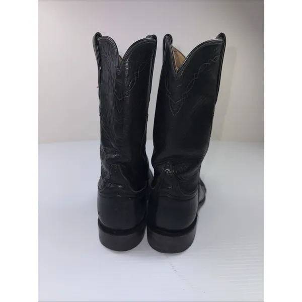 Lucchese Women 5B Classics Roper Black Boots L5512RR L4002 57943 Made In USA - Image 4