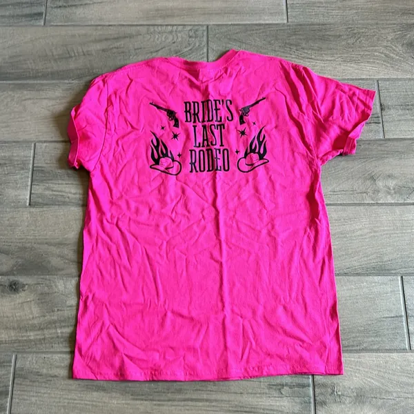 Brides last rodeo tshirt - Image 3