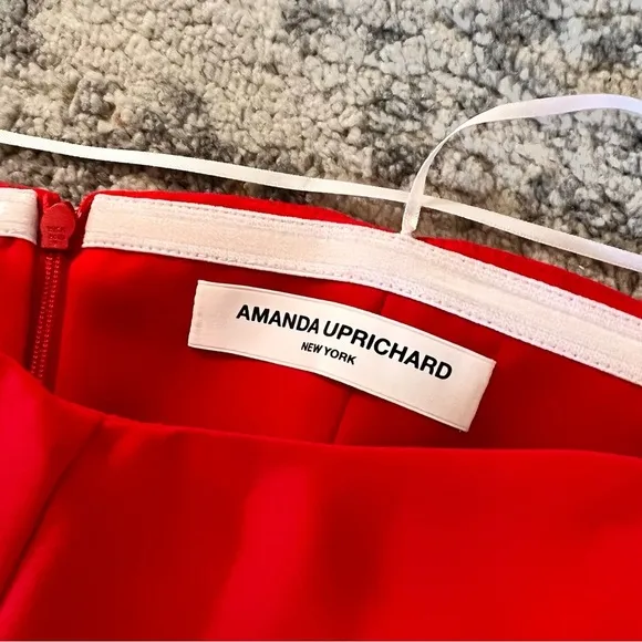AMANDA UPRICHARD Red Cherri Sweetheart Jumpsuit NWOT Size‎ P - Image 8