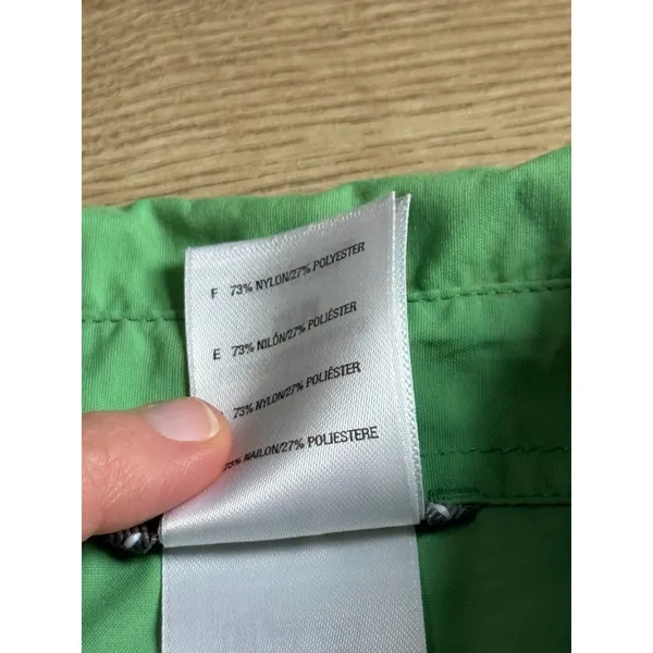The North Face green button up roll tab sleeve sun protection vented hiking sz M - Image 7