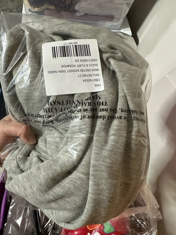 NWT FP Movement Such A Flirt Romper in Heather Grey $98 Retail - Image 10