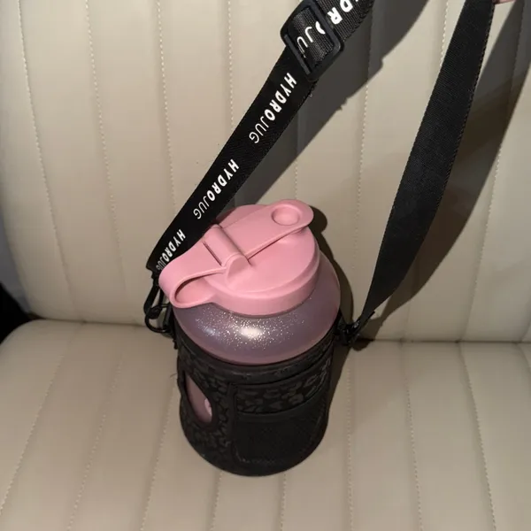 Hydrojug OG black cheetah Sleeve LIMITED EDITION Rare with Sparkle Jug - Image 7