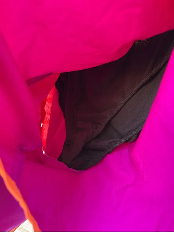 Xersion Women's Purple Athletic Shorts with Orange Trim - Image 3