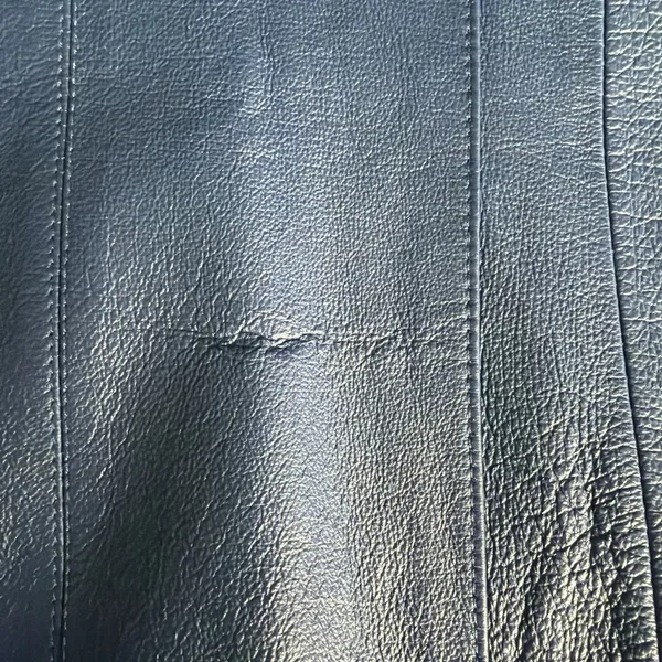 East 5th Women’s 100% Leather Jacket blue medium moto y2k retro fitted - Image 13