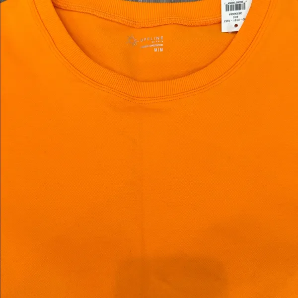 Bright Orange Crop Tee - Image 2